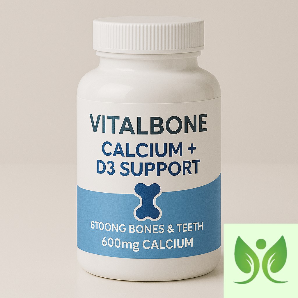 9 VitalBone Calcium + D3 Support - Image 1